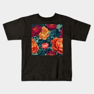 Peonies Kids T-Shirt